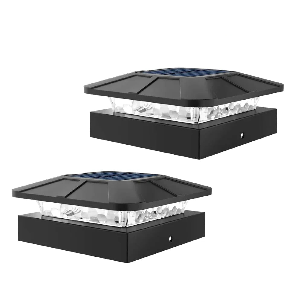 Lampe de Pilier Solaire IP65 – 3 Modes de Lumière, Étanche & Autonome (Andromeda) LUMICONCEPT