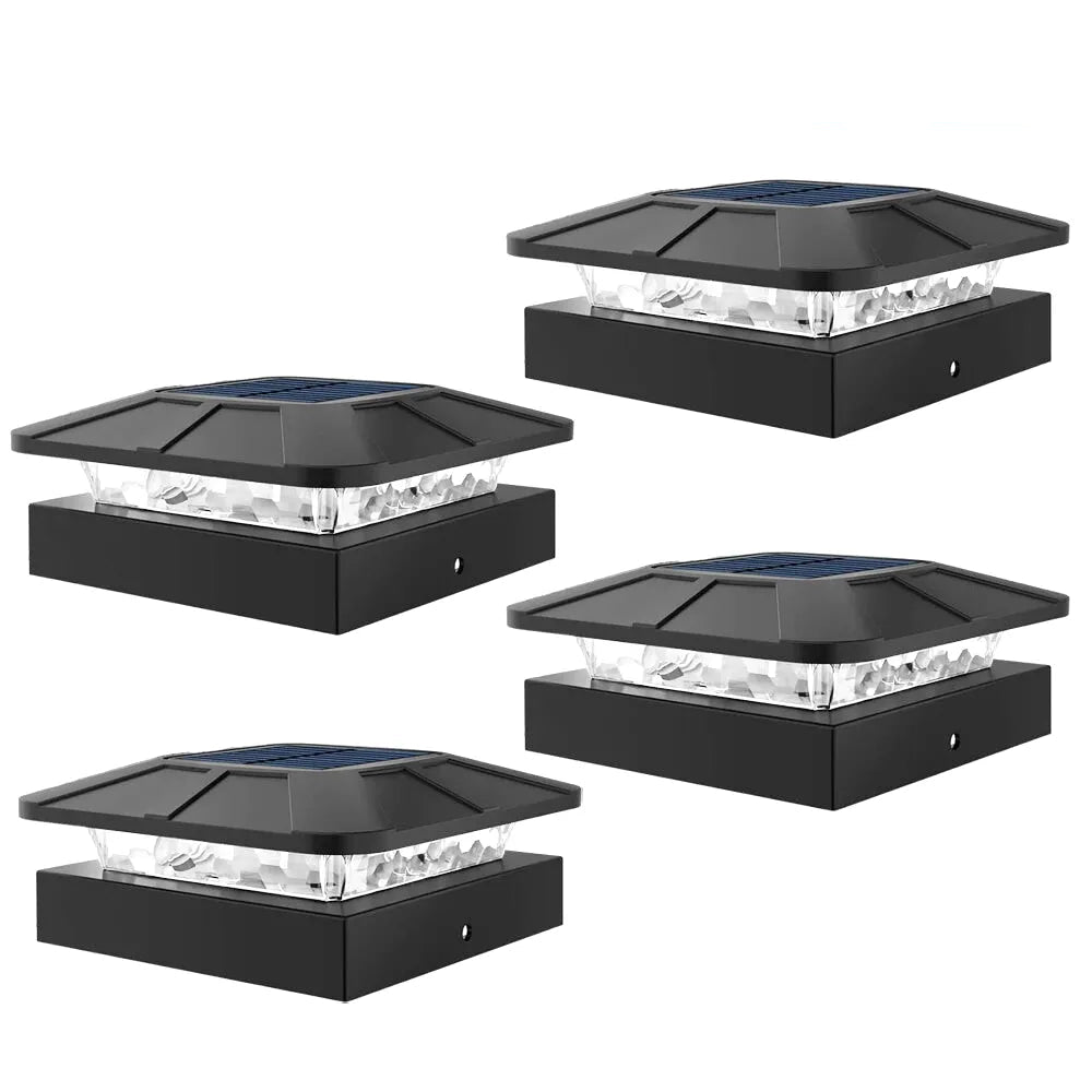 Lampe de Pilier Solaire IP65 – 3 Modes de Lumière, Étanche & Autonome (Andromeda) LUMICONCEPT