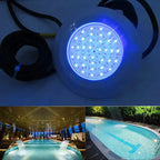 Lampe de piscine LED RGB 12W étanche IP68 avec Bluetooth et télécommande - LUMICONCEPT