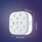 Lampe de piscine LED submersible rechargeable – IP68, 16 couleurs, télécommande 200FT & minuterie - LUMICONCEPT