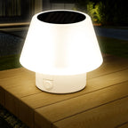 Lampe de Table Solaire Champignon LED avec 4 Modes & Recharge USB – Étanche IP65 (Orion) LUMICONCEPT