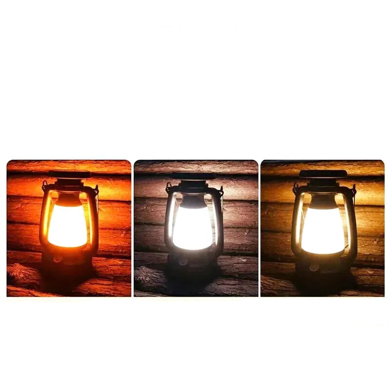 Lampe LED Rétro Portable Rechargeable – Lanterne de Table Atmosphère Décorative (Cassiopeia) LUMICONCEPT