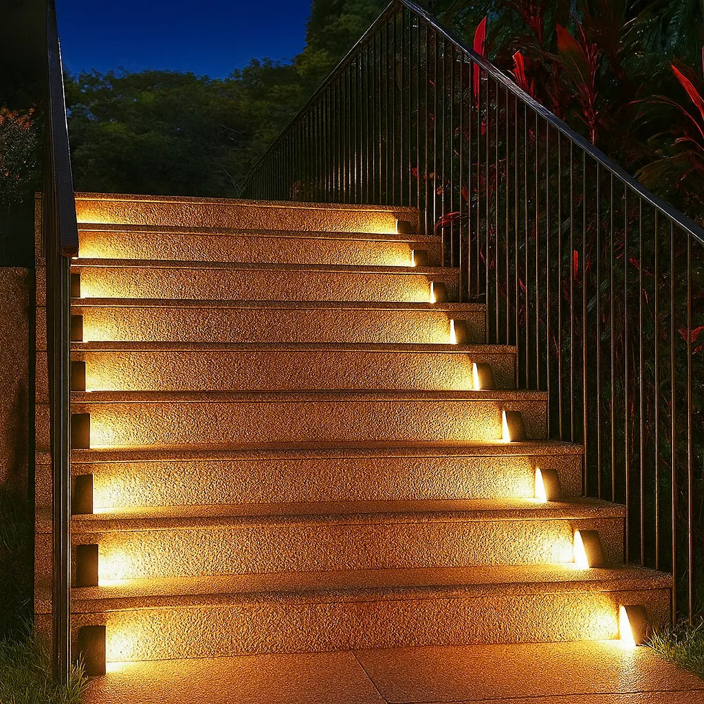 Lampe LED Solaire Étanche IP67 avec Lentille Anti-Vol – Éclairage Décoratif de Jardin et Terrasse (Carina) LUMICONCEPT