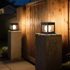 Lampe Solaire Extérieure – Étanche IP65, 2 Modes LED (Blanc/Chaud), Multi-Installation pour Jardin, Allées (Sirius) LUMICONCEPT