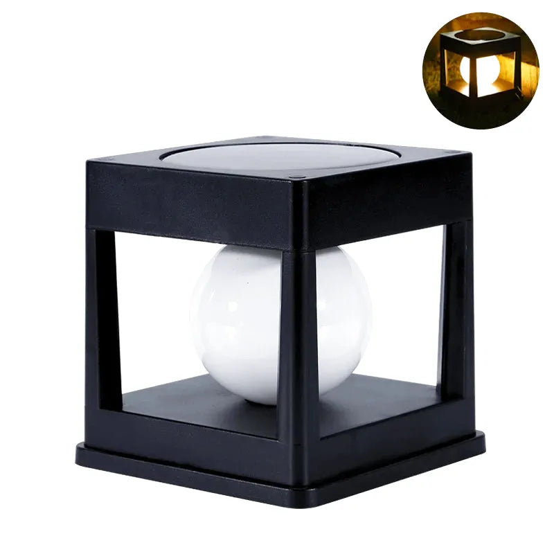 Lampe Solaire Extérieure – Étanche IP65, 2 Modes LED (Blanc/Chaud), Multi-Installation pour Jardin, Allées (Sirius) LUMICONCEPT