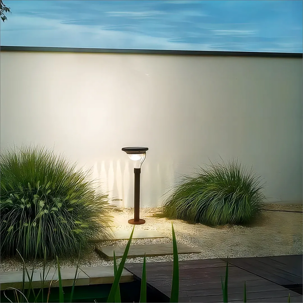 Lampe Solaire LED Extérieure –  Étanche, Économie d’Énergie pour Jardin, Cour et Villa (Draco) LUMICONCEPT