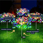 Lampe Solaire LED Extérieure – Étanche IP65, Effet Pissenlit Feu d’Artifice, Décoration Jardin et Pelouse (Cassiopeia) - LUMICONCEPT