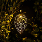 Lampe Solaire LED Suspendue – Étanche IP44, Design Fer Forgé Ajouré, Projection Lumineuse Jardin (Andromeda) LUMICONCEPT