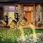 Lampe Solaire LED Suspendue – Étanche IP65, Arrosoir Métal Effet Guirlande Lumineuse, Décoration Jardin (Andromeda) LUMICONCEPT