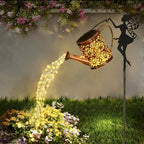 Lampe Solaire LED Suspendue – Étanche IP65, Arrosoir Métal Effet Guirlande Lumineuse, Décoration Jardin (Andromeda) LUMICONCEPT