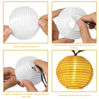 Lanterne Solaire LED avec Guirlande – Étanche, 30 Lumières sur Chaîne 6,5 m, Décoration Jardin et Terrasse (Cygnus) - LUMICONCEPT