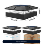 Lampe de Pilier Solaire IP65 – 3 Modes de Lumière, Étanche & Autonome (Andromeda) - LUMICONCEPT