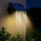 Projecteur Murale Solaire LED avec Détecteur de Mouvement – Étanche IP65 à 4 LED, 3 Modes d’Éclairage (Aquila) LUMICONCEPT