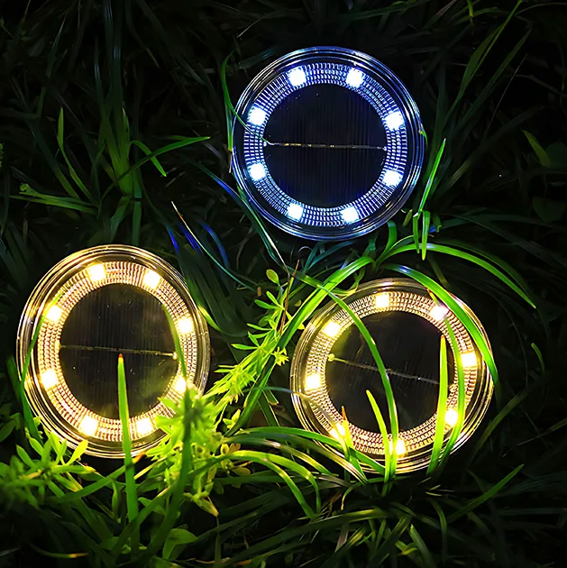 Spot Solaire LED Encastré – Étanche IP68, Éclairage de Jardin, Pelouse et Terrasse (Cassiopeia) LUMICONCEPT