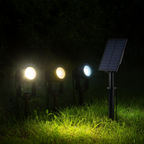 Lot de 2 Projecteurs Solaires LED Extérieur 3000K/6000K – Étanche IP65 (Draco) LUMICONCEPT