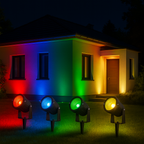 Projecteur LED de Jardin sur Piquet 15W – Étanche IP65, Éclairage Extérieur AC/DC (Cygnus) LUMICONCEPT