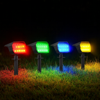 Projecteur Solaire LED 29 LEDs – 7 Couleurs Changeantes RGB, Étanche IP67 - Installation Murale ou au Sol(Carina) LUMICONCEPT